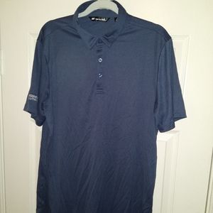 Travis Mathew Short Sleeve Polo Shirt Men's sz Large Progressive Rehab Solutions